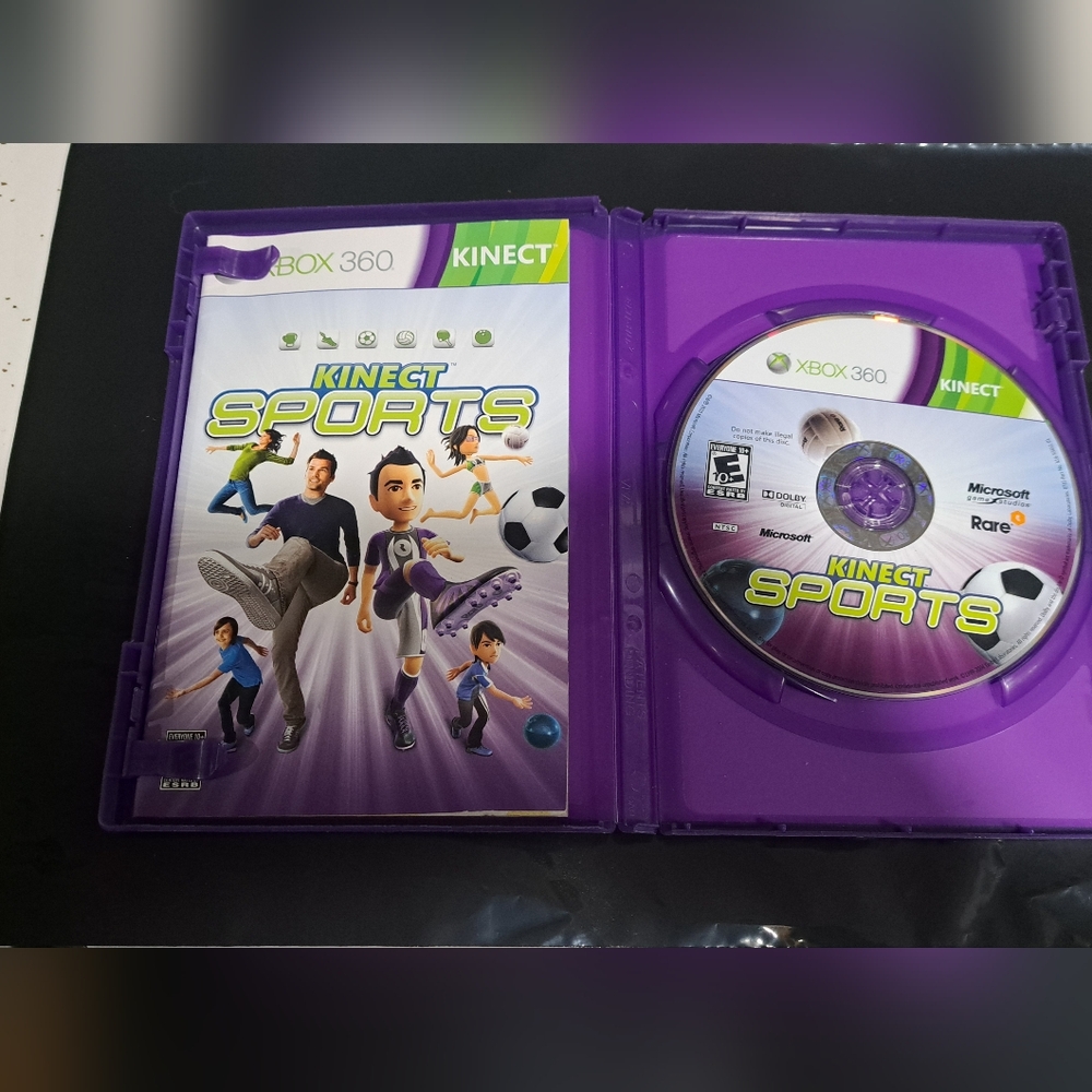 Xbox 360 Kinect Sensor & Kinect SPORTS game - Picture 10 of 11
